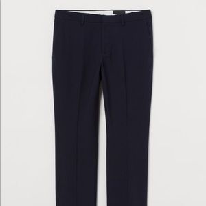 H&M Slim Fit Dark Blue Suit Pants - NWT